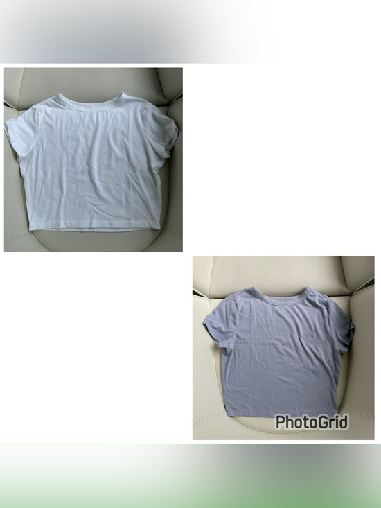 wild fable Tops - Target Wild Fable Lavender and White Crop Top Tee Shirt Set in Size Medium
